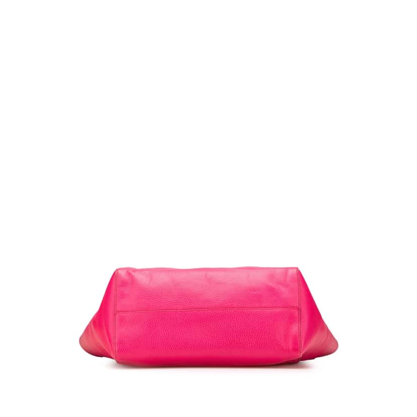Gucci Medium Leather Swing Tote Pink Leather Good condition - Inside View