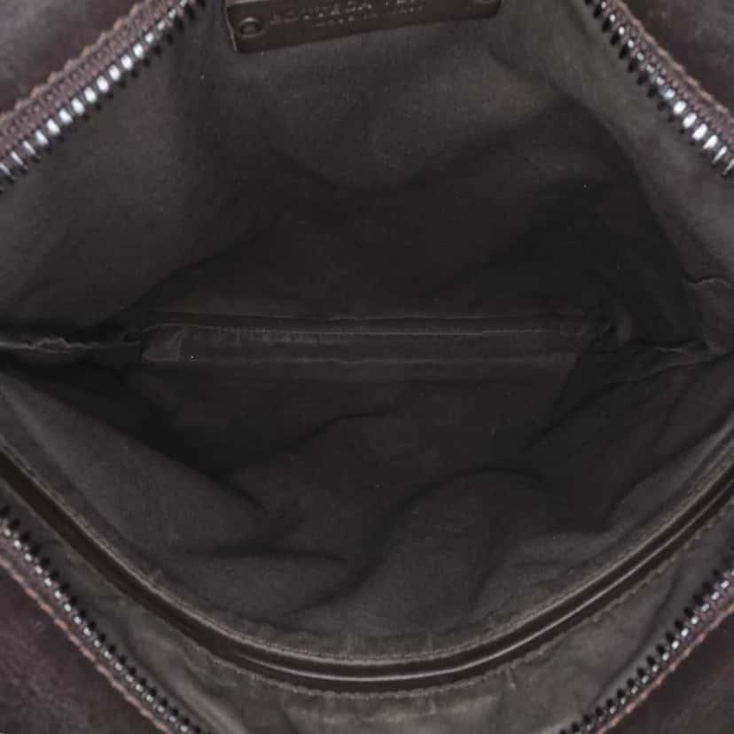Bottega Veneta Leather Intrecciato Crossbody Brown Leather Good condition - Model View