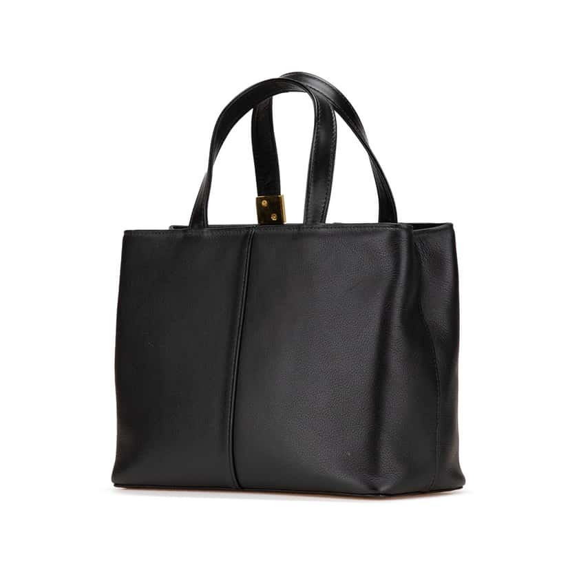 Burberry Leather Tote Black Leather Good condition - Back View