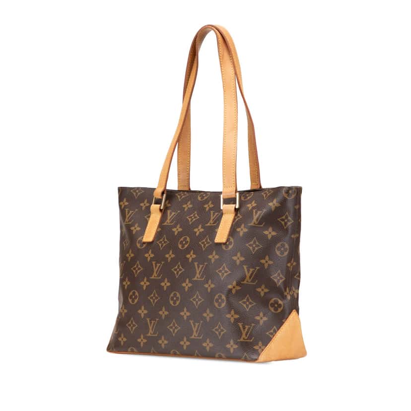 Louis Vuitton Monogram Cabas Piano Brown Canvas Good condition - Back View