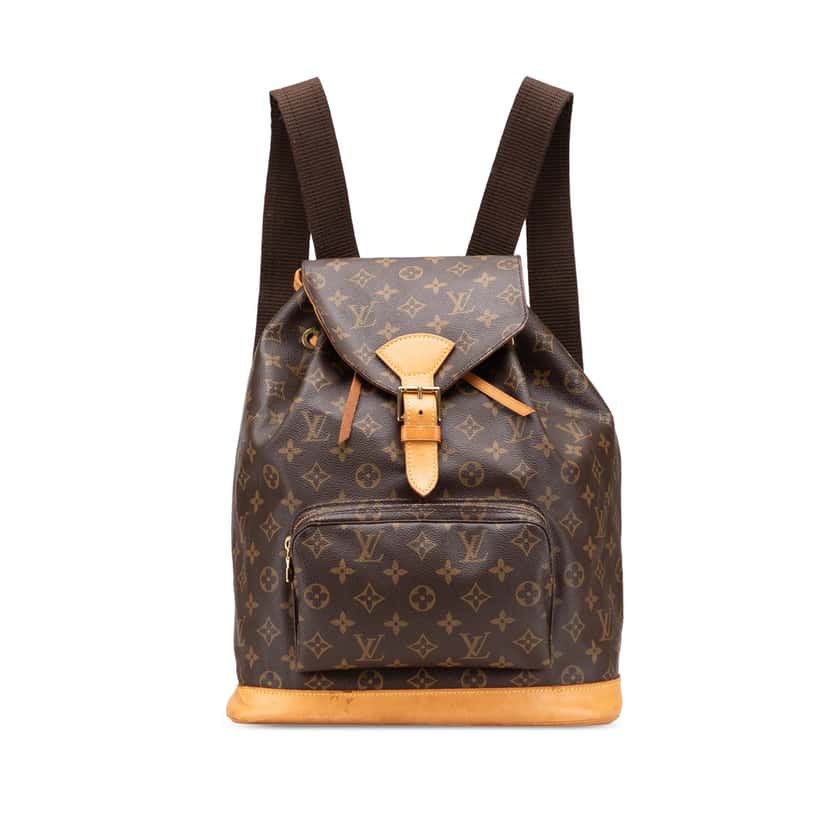 Louis Vuitton Monogram Montsouris GM Brown Canvas Good condition - Front View