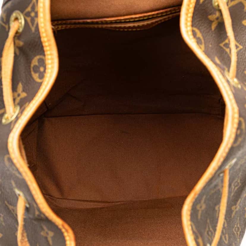 Louis Vuitton Monogram Montsouris GM Brown Canvas Good condition - Model View