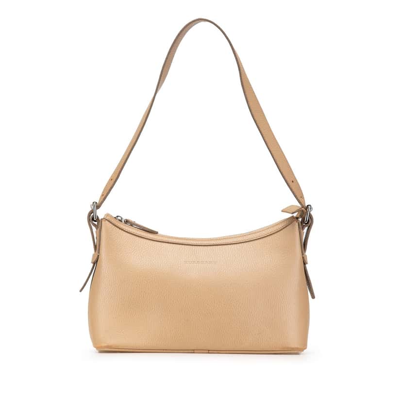 Burberry Leather Shoulder Bag Brown Leather Good condition - Front View