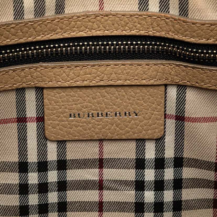 Burberry Leather Shoulder Bag Brown Leather Good condition - Box View