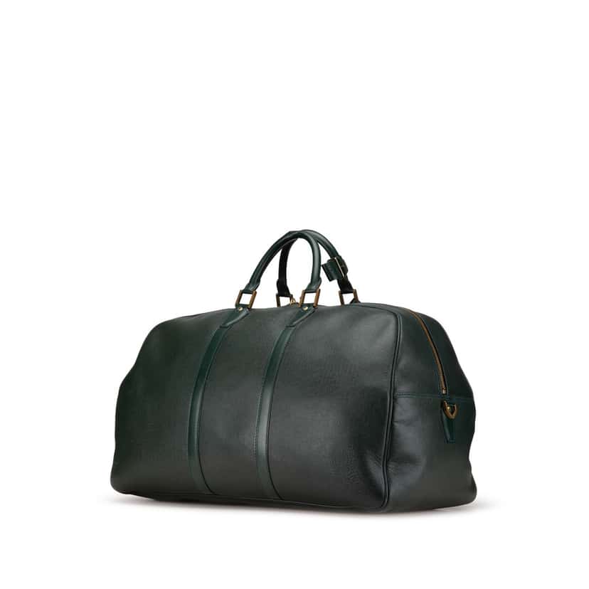 Louis Vuitton Taiga Kendall GM Green Leather Good condition - Back View