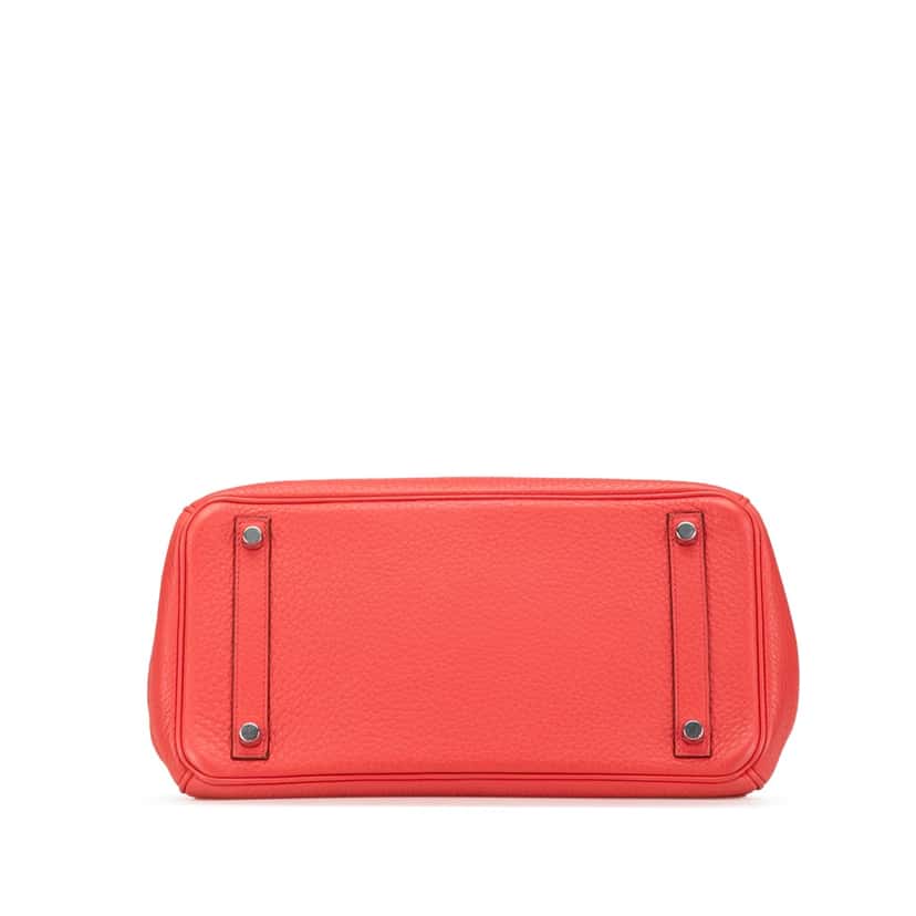 Hermès Clemence Birkin Retourne 30 Pink Leather Good condition - Inside View