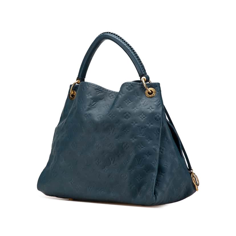 Louis Vuitton Monogram Empreinte Artsy MM Blue Leather Good condition - Back View