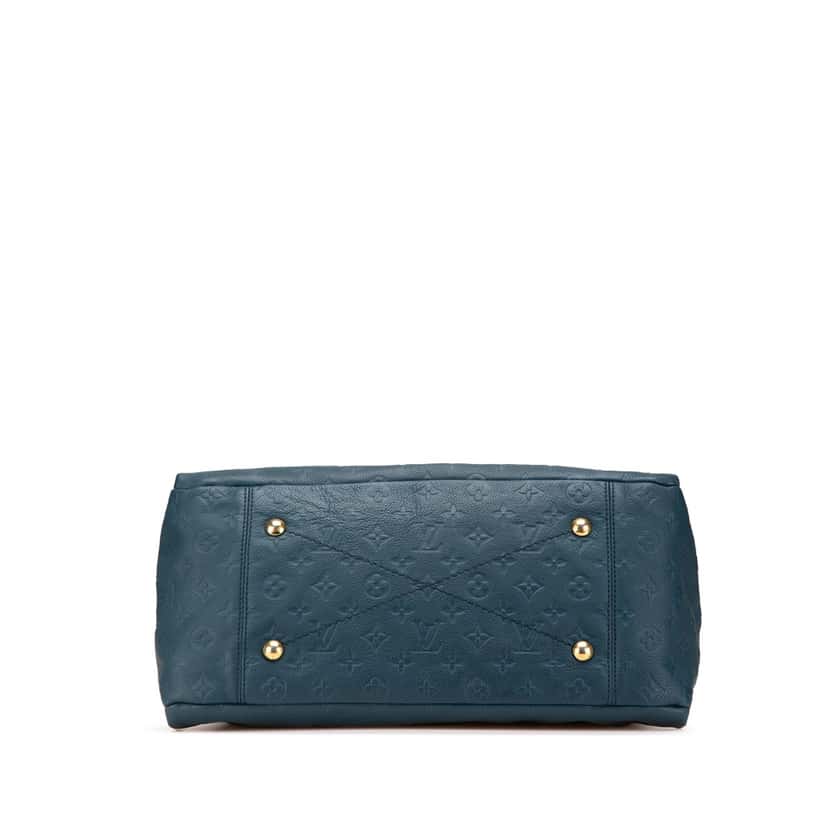Louis Vuitton Monogram Empreinte Artsy MM Blue Leather Good condition - Inside View