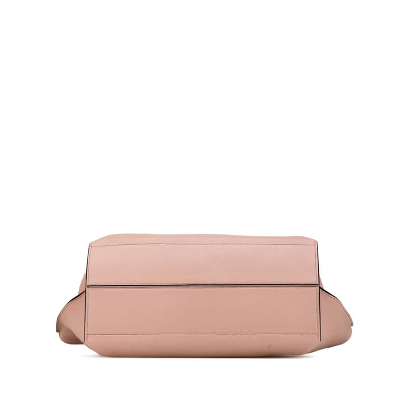 Loewe Leather Anagram T Shopper Tote Pink Leather Good condition - Inside View