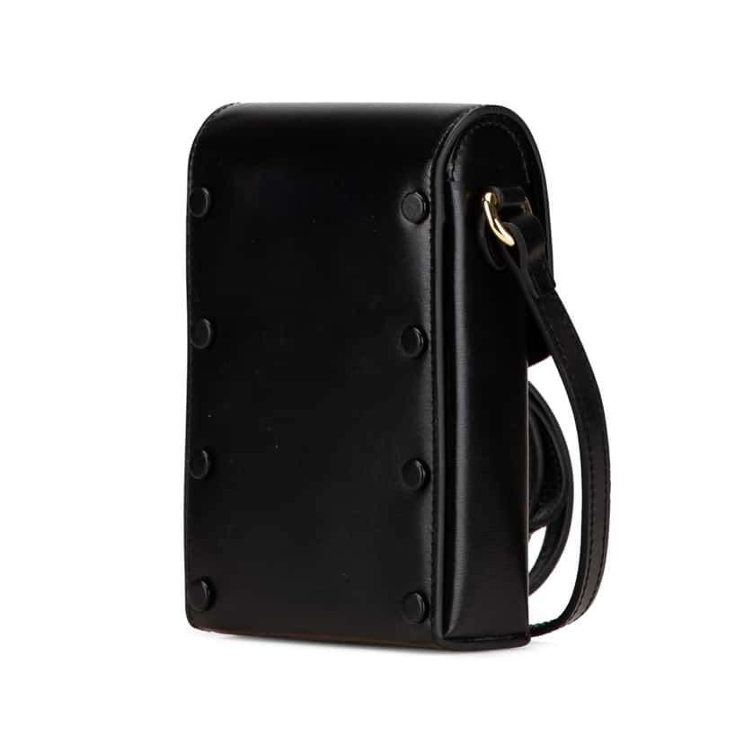 Gucci Mini Leather Horsebit 1955 Crossbody Black Leather Good condition - Back View
