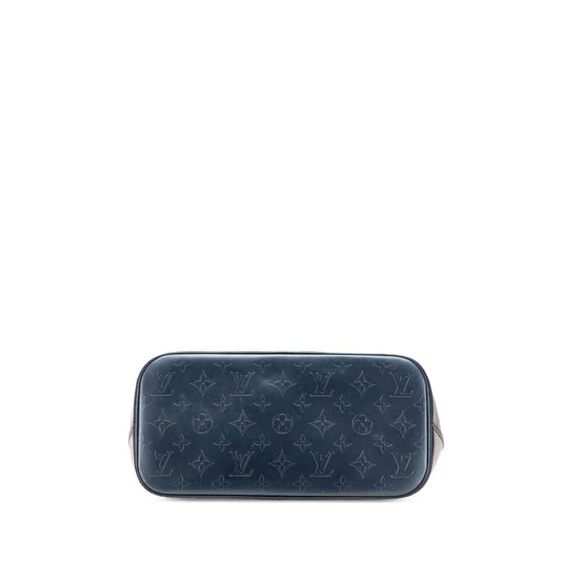 Louis Vuitton Monogram Mat Stockton Blue Leather Good condition - Inside View