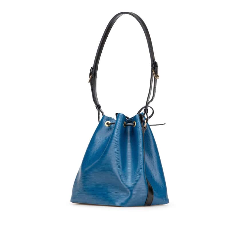 Louis Vuitton Epi Petit Bicolor Noe Blue Leather Good condition - Back View