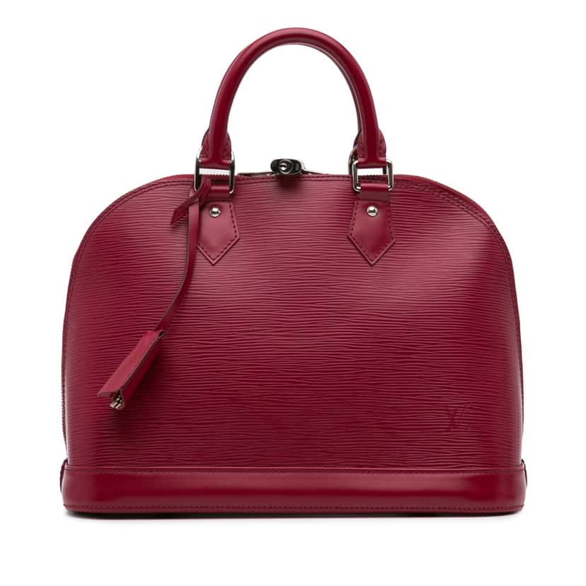 Louis Vuitton Epi Alma PM Red Leather Good condition - Front View