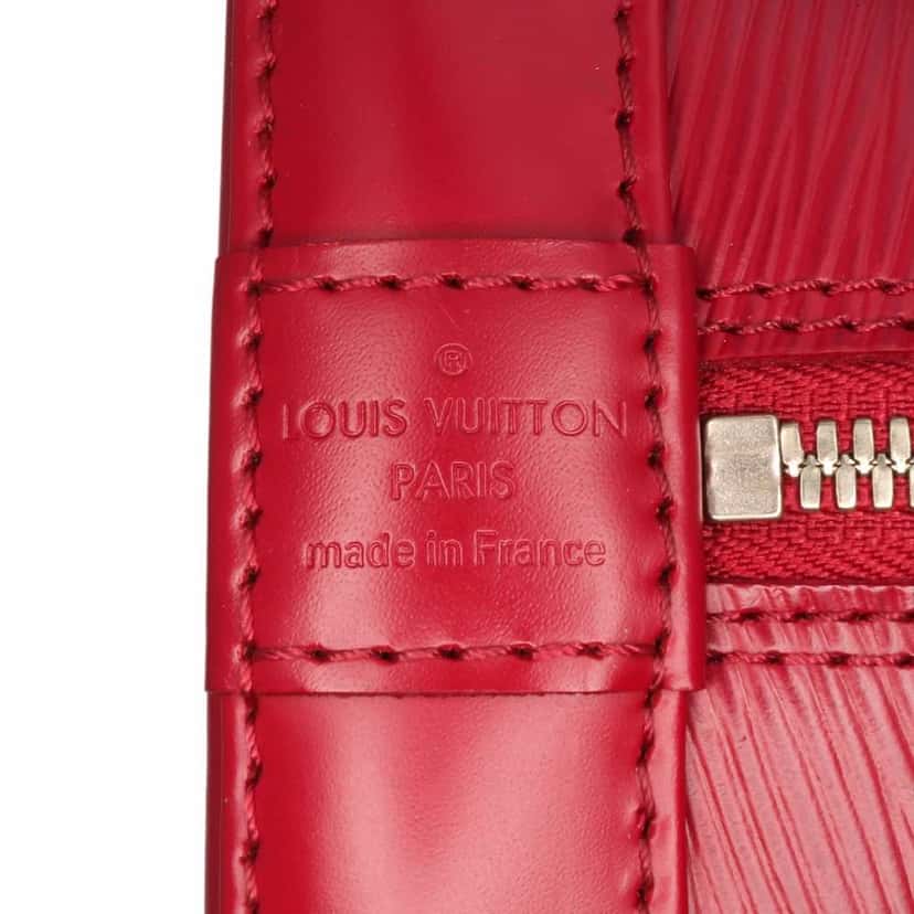 Louis Vuitton Epi Alma PM Red Leather Good condition - Box View