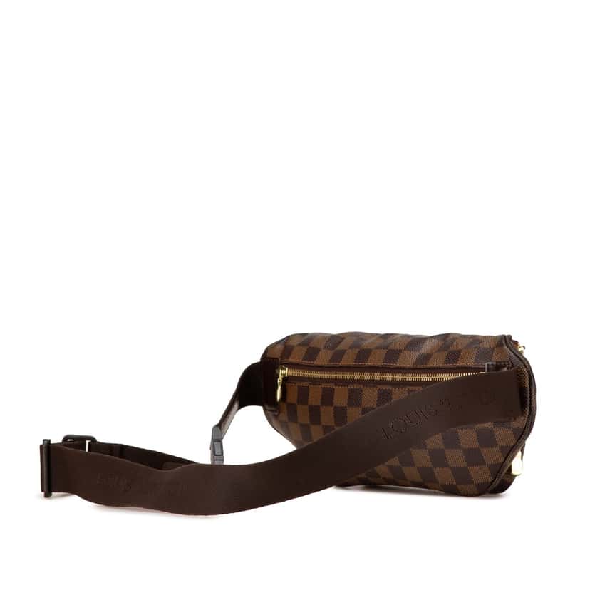 Louis Vuitton Damier Ebene Melville Belt Bum Bag Brown Canvas Good condition - Back View