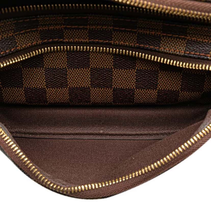Louis Vuitton Damier Ebene Melville Belt Bum Bag Brown Canvas Good condition - Model View
