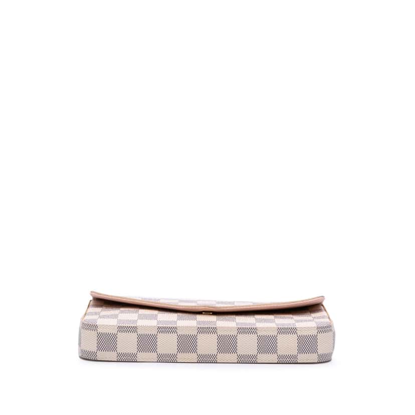 Louis Vuitton Damier Azur Pochette Felicie White Canvas Good condition - Inside View