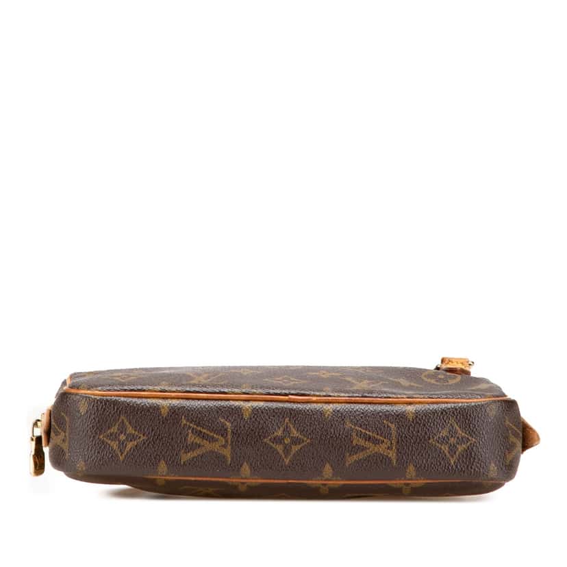 Louis Vuitton Monogram Pochette Marly Bandouliere Brown Canvas Fair condition - Inside View