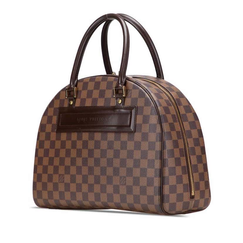 Louis Vuitton Damier Ebene Nolita Brown Canvas Good condition - Back View
