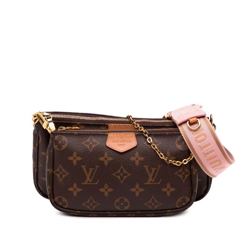 Louis Vuitton Monogram Multi Pochette Accessoires Brown Canvas Good condition - Front View