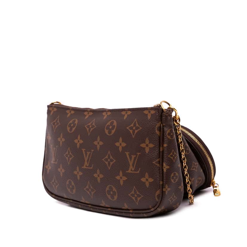Louis Vuitton Monogram Multi Pochette Accessoires Brown Canvas Good condition - Back View