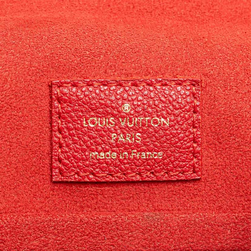 Louis Vuitton Monogram Empreinte Junot Red Leather Good condition - Box View