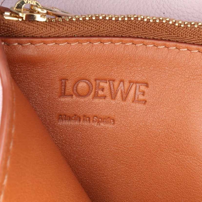 Loewe Mini Grained Calfskin Barcelona Crossbody Pink Leather Good condition - Box View