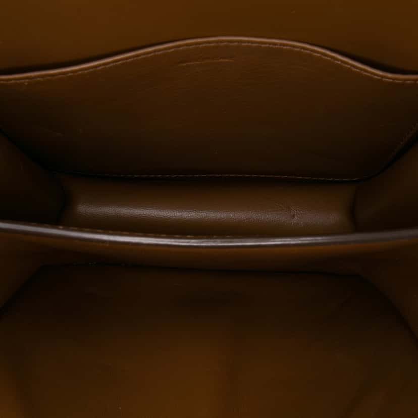 Celine Teen Calfskin Classic Box Brown Leather Good condition - Model View