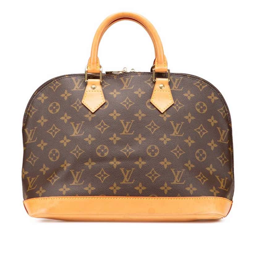 Louis Vuitton Monogram Alma PM Brown Canvas Good condition - Front View