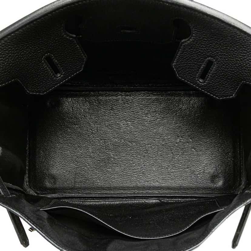 Hermès Togo Birkin Retourne 30 Black Leather Good condition - Model View