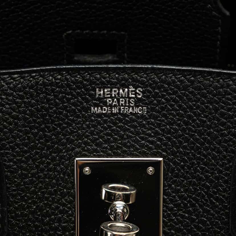 Hermès Togo Birkin Retourne 30 Black Leather Good condition - Box View