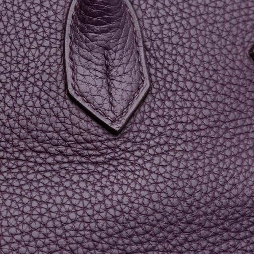 Hermès Togo Birkin Retourne 35 Purple Leather Good condition - Model View