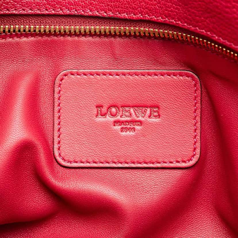 Loewe Tricolor Leather Amazona 36 Red Leather Good condition - Box View