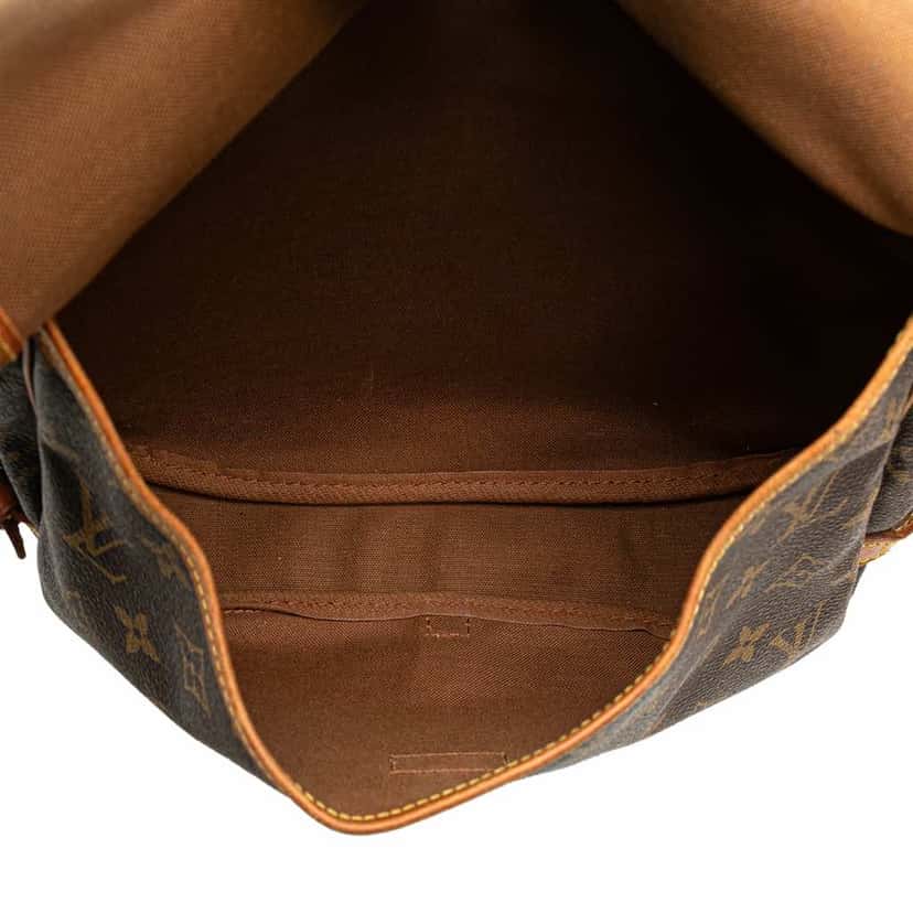 Louis Vuitton Monogram Saumur 30 Brown Canvas Good condition - Box View