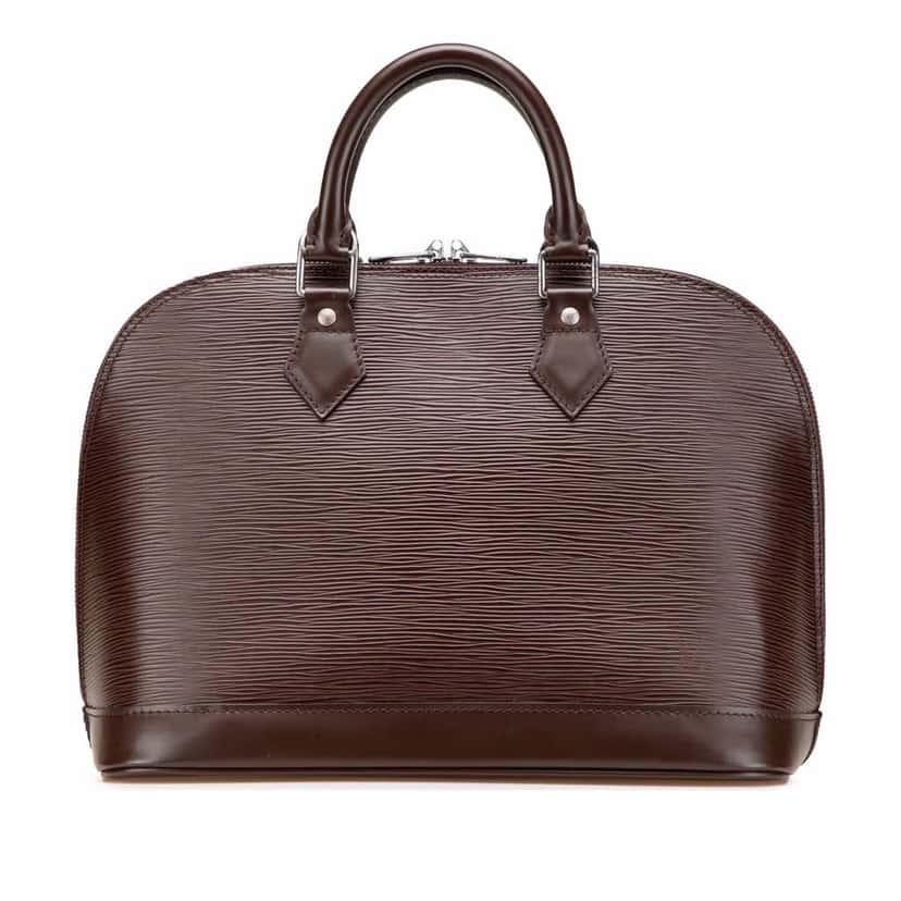Louis Vuitton Epi Alma PM Brown Leather Good condition - Front View