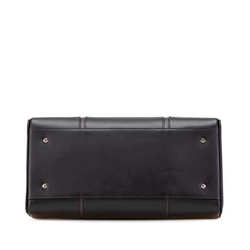 Burberry Leather Boston Bag Black Leather Good condition - Inside View
