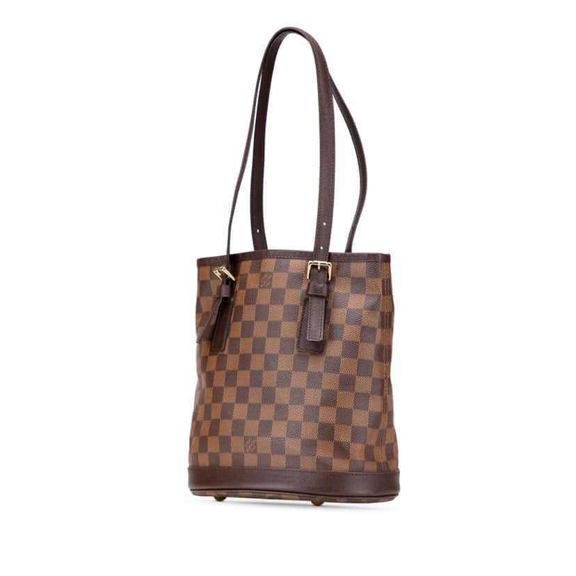 Louis Vuitton Damier Ebene Marais Brown Canvas Good condition - Back View