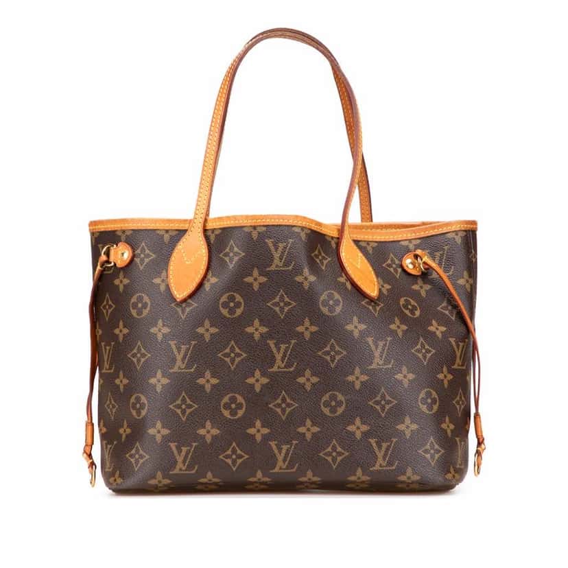Louis Vuitton Monogram Neverfull PM Brown Canvas Good condition - Front View