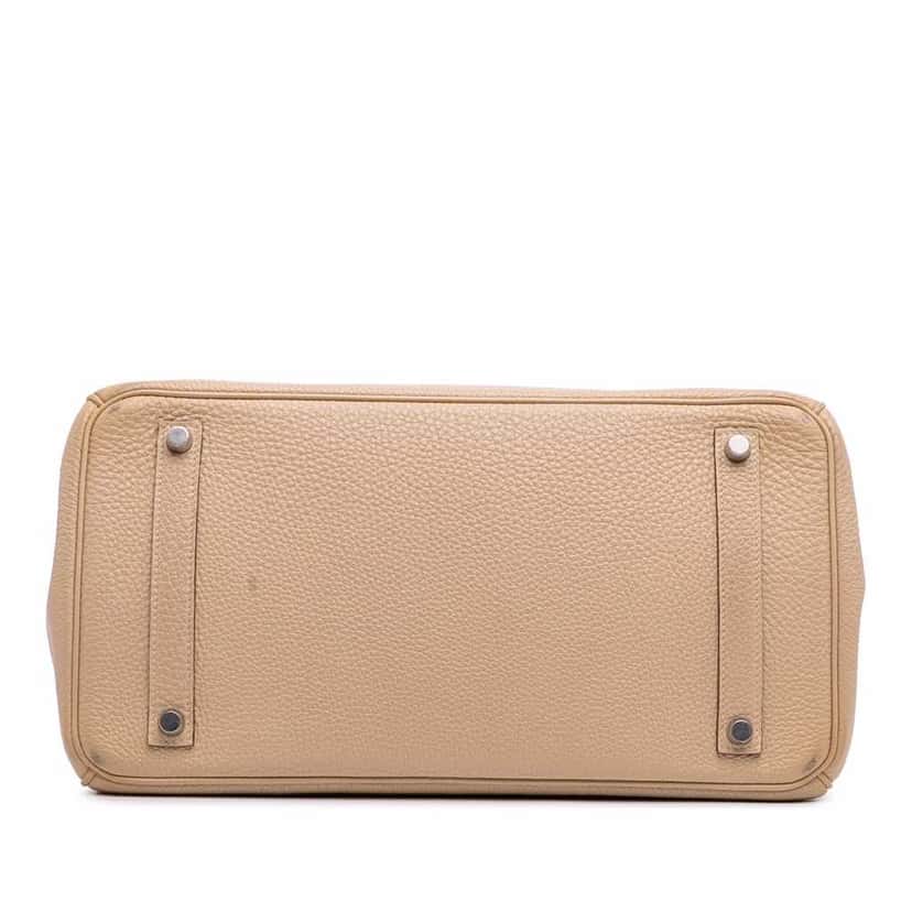 Hermès Togo Birkin Retourne 35 Brown Leather Good condition - Inside View