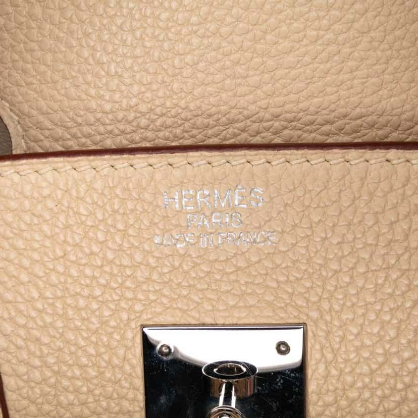 Hermès Togo Birkin Retourne 35 Brown Leather Good condition - Box View