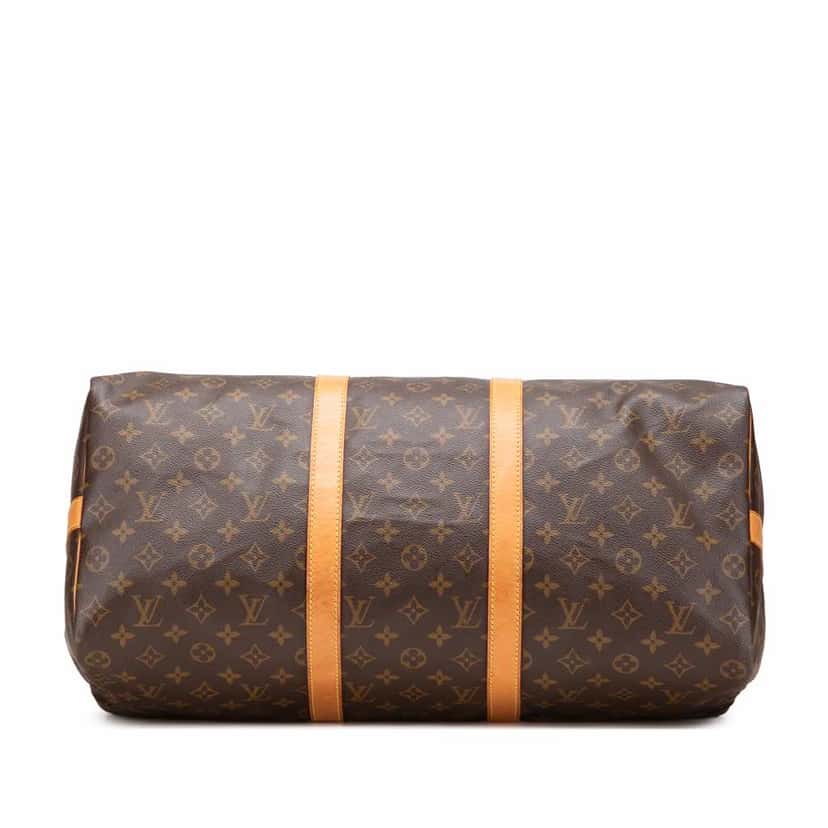 Louis Vuitton Monogram Keepall Bandouliere 50 Brown Canvas Fair condition - Inside View