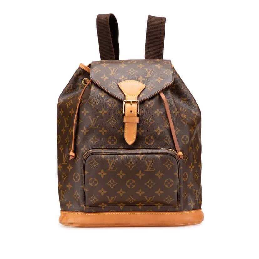 Louis Vuitton Monogram Montsouris GM Brown Canvas Good condition - Front View