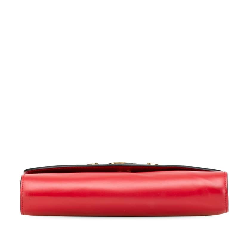 Gucci Small Leather Zumi Satchel Red Leather Very good condition - Inside View