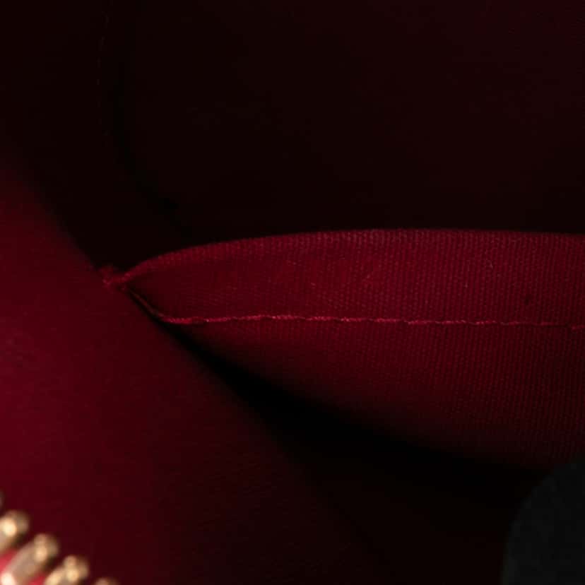 Louis Vuitton Monogram Vernis Alma BB Red Leather Good condition - Box View
