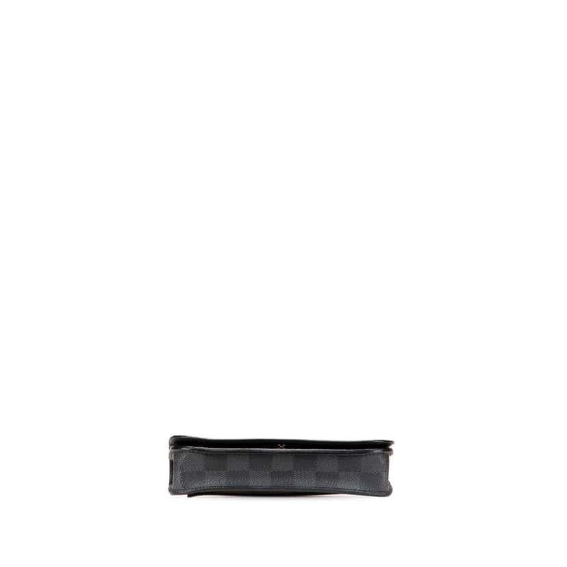 Louis Vuitton Damier Graphite Pochette Homme Ceinture Black Canvas Good condition - Inside View