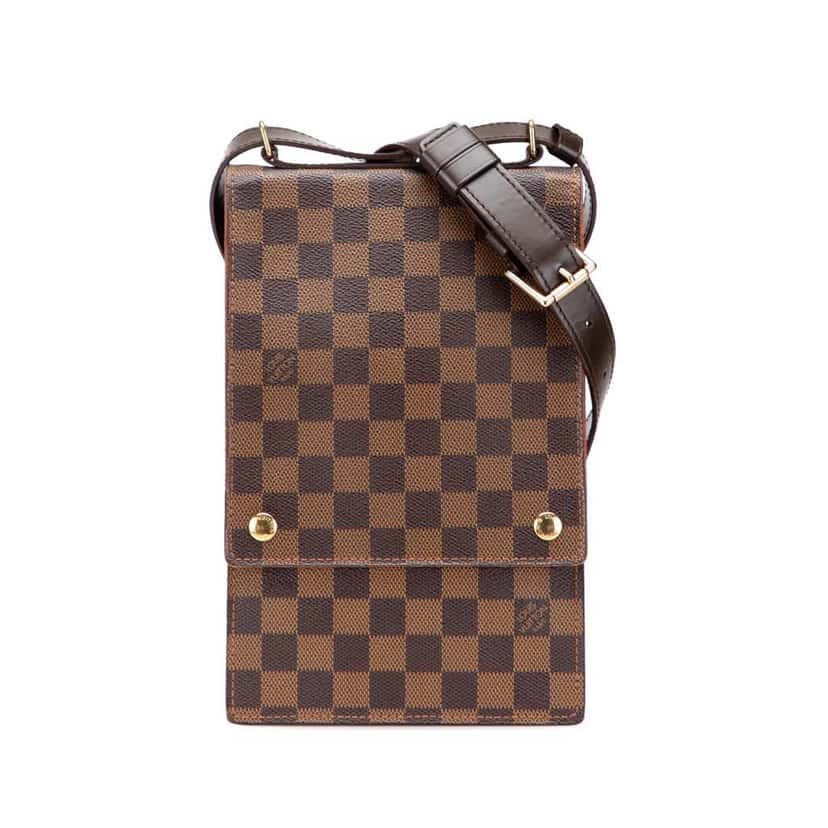 Louis Vuitton Damier Ebene Portobello Brown Canvas Very good condition - Front View