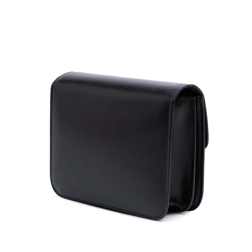 Celine Teen Calfskin Classic Box Black Leather Good condition - Back View