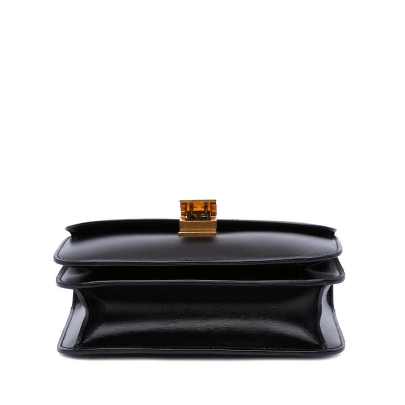 Celine Teen Calfskin Classic Box Black Leather Good condition - Inside View