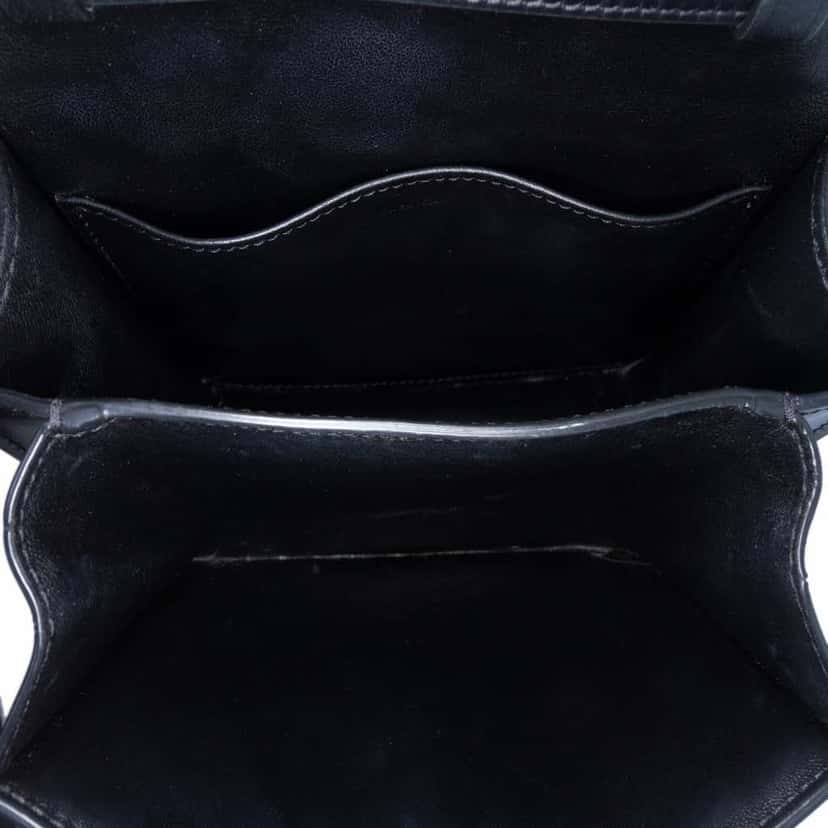 Celine Teen Calfskin Classic Box Black Leather Good condition - Model View