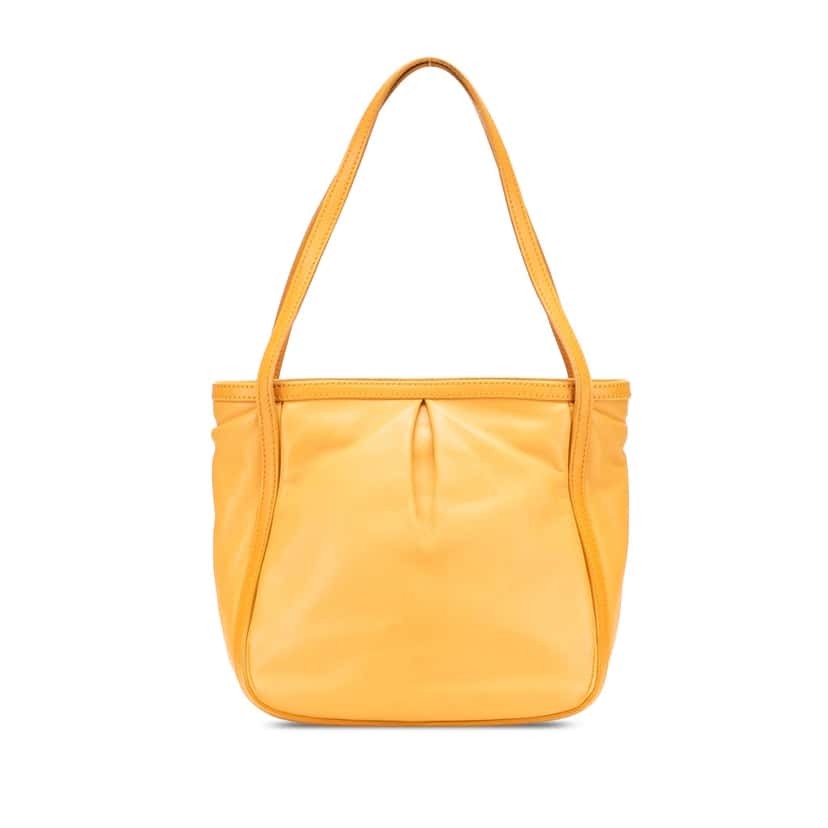 Loewe Nappa Handbag Yellow Leather Very good condition - Front View